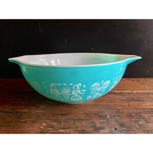 Vintage PYREX #444 Amish Butterprint Cinderella 4qt Mixing Bowl